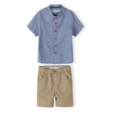 Santorini 1B: Grandad Short And Linen Short (3-12 Months)